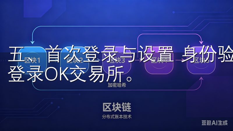五、首次登录与设置 身份验证后，您便可以注册的邮箱和密码登录OK交易所。