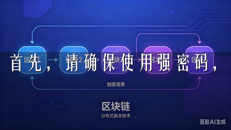 首先，请确保使用强密码，并定期更换。
