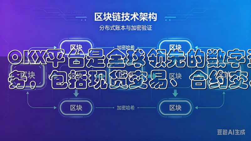 OKX平台是全球领先的数字资产交易所，提供多样化的交易服务，包括现货交易、合约交易及期权交易。