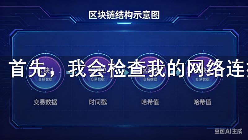 首先，我会检查我的网络连接是否稳定。