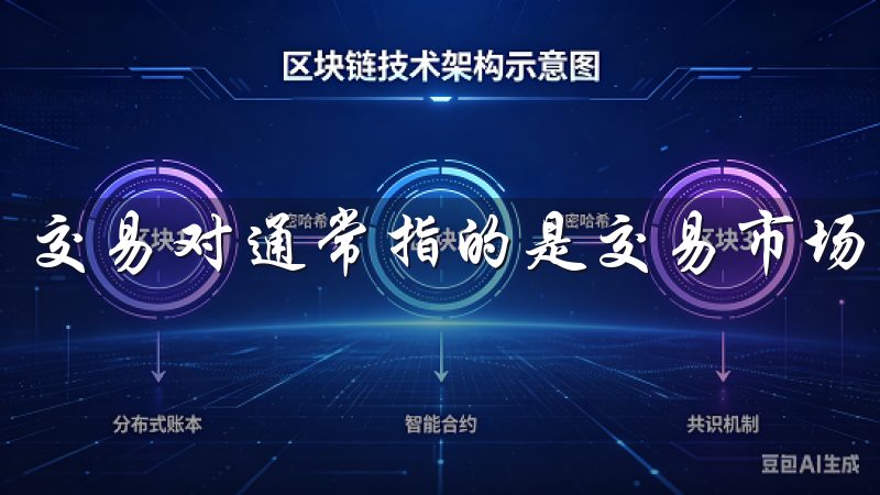 交易对通常指的是交易市场中可互相交换的两种资产。