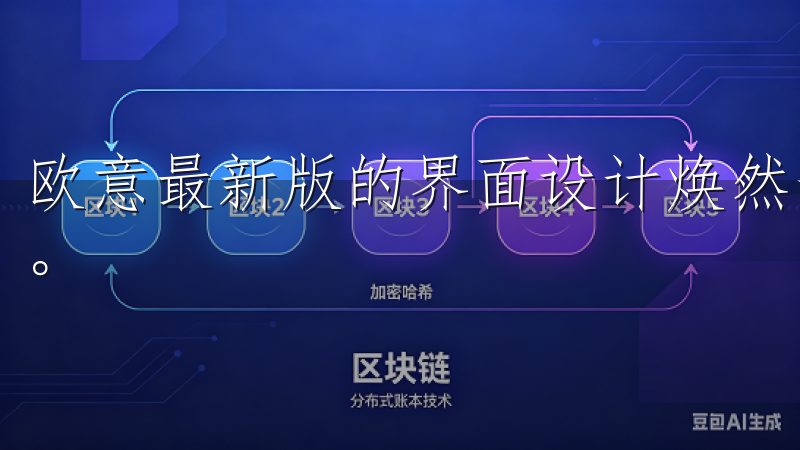 欧意最新版的界面设计焕然一新，清新简洁的布局让人眼前一亮。