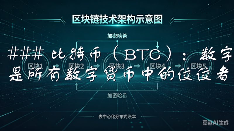 ### 比特币（BTC）：数字货币的领航者 比特币，无疑是所有数字货币中的佼佼者。