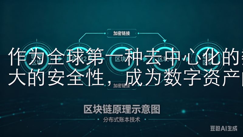 作为全球第一种去中心化的数字货币，它凭借有限的供应量和强大的安全性，成为数字资产的"金标准"。