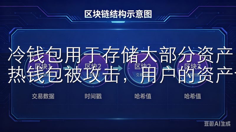 冷钱包用于存储大部分资产，热钱包则用于日常交易，这样即使热钱包被攻击，用户的资产也不会受到重大损失。