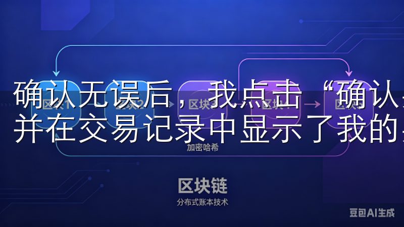 确认无误后，我点击“确认买入”，系统立即处理了我的订单，并在交易记录中显示了我的买入情况。