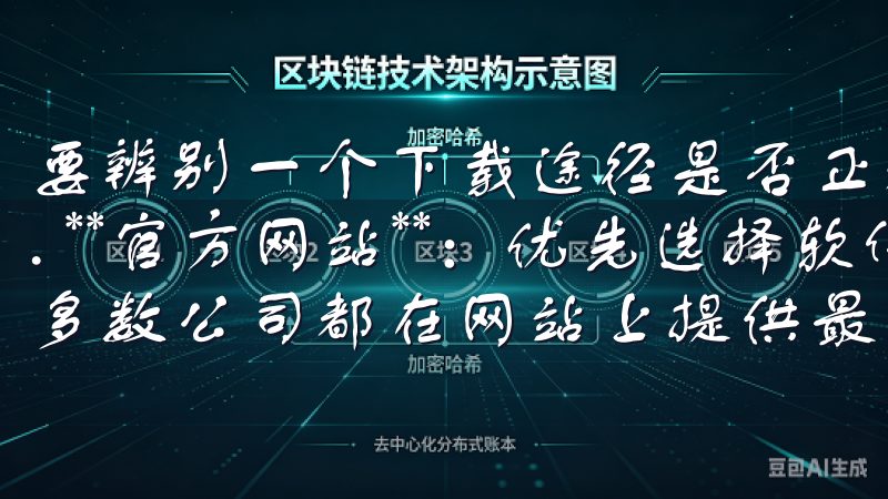 要辨别一个下载途径是否正规，可以从以下几个方面入手： 1. **官方网站**：优先选择软件的官方网站进行下载，大多数公司都在网站上提供最新版本的下载链接。