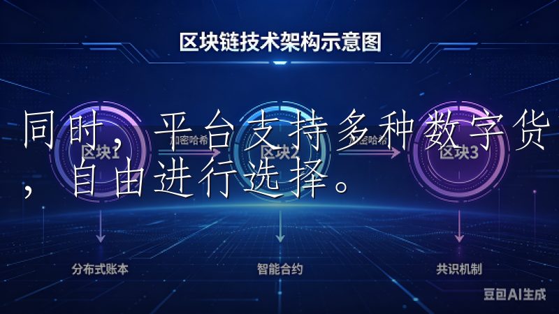 同时，平台支持多种数字货币，用户可根据个人喜好和市场行情，自由进行选择。