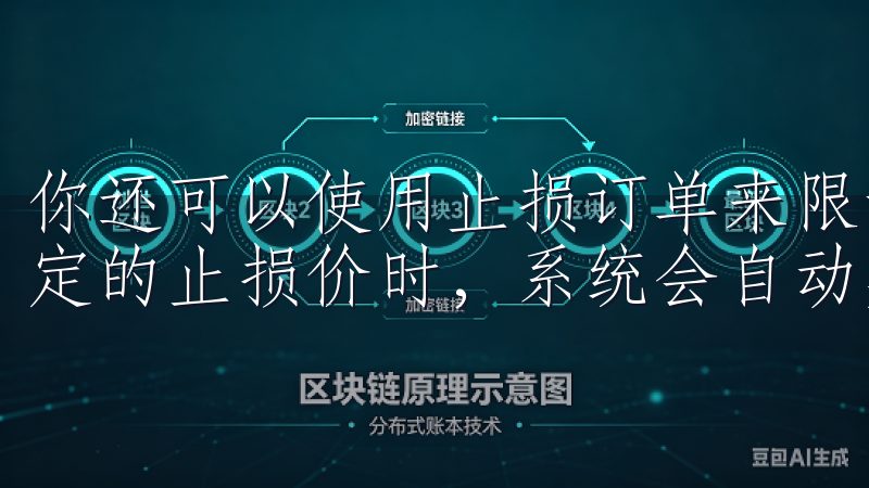 你还可以使用止损订单来限制潜在的损失，当资产价格达到你设定的止损价时，系统会自动卖出该资产。