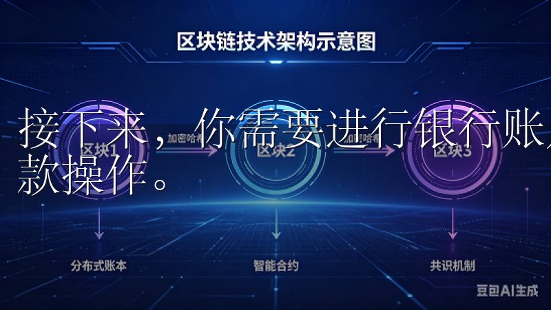 接下来，你需要进行银行账户验证，以确保你能够进行存款和提款操作。