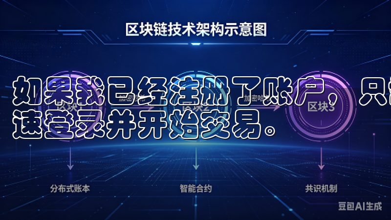 如果我已经注册了账户，只需输入我的用户名和密码，就可以快速登录并开始交易。