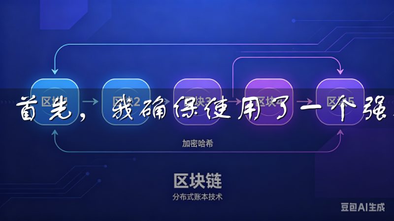 首先，我确保使用了一个强密码。