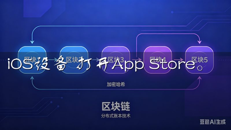 iOS设备 打开App Store。