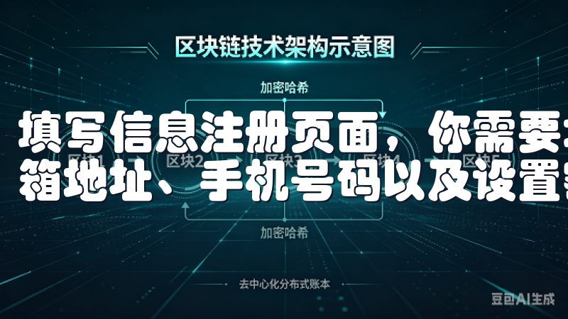 填写信息注册页面，你需要填写一些基本信息，包括你的电子邮箱地址、手机号码以及设置密码。
