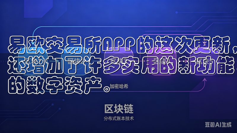 易欧交易所APP的这次更新，不仅在界面上进行了大幅优化，还增加了许多实用的新功能，让我能够更加轻松地管理和交易我的数字资产。