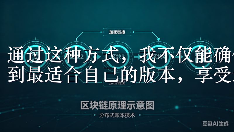 通过这种方式,我不仅能确保下载的应用是安全可靠的,还能找到最适合自己的版本,享受最新的功能和最佳的使用体验。