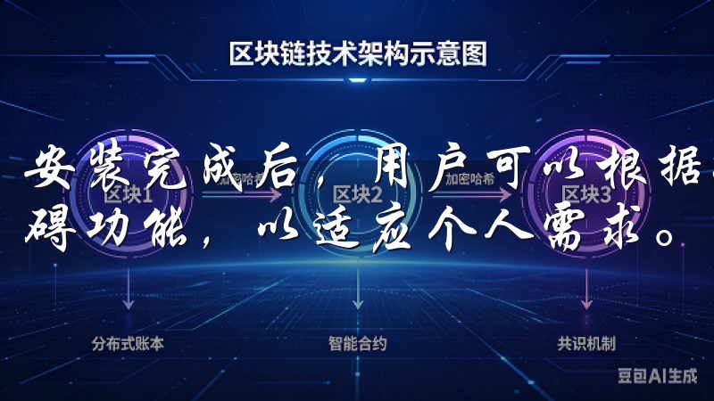 安装完成后，用户可以根据提示进行初次设置，调整应用的无障碍功能，以适应个人需求。