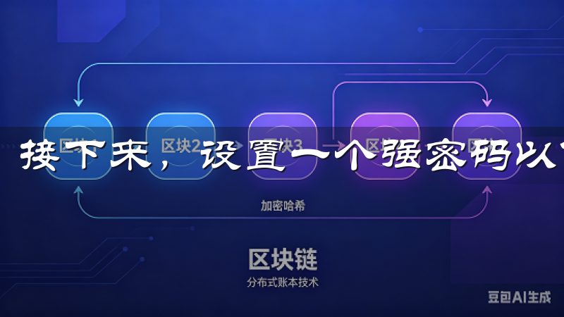 接下来，设置一个强密码以保护你的账户安全。