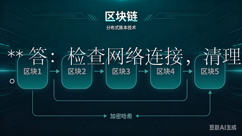 ** 答：检查网络连接，清理设备缓存，或重新启动设备再试。