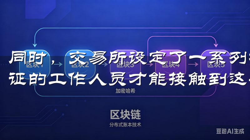 同时，交易所设定了一系列权限管理机制，只有经过多重身份验证的工作人员才能接触到这些冷存储资产。
