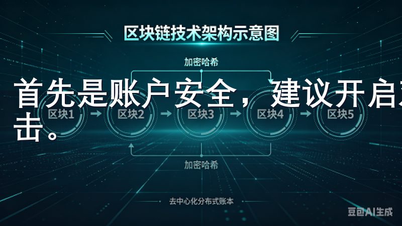 首先是账户安全，建议开启双重认证功能，确保账户不易受到攻击。