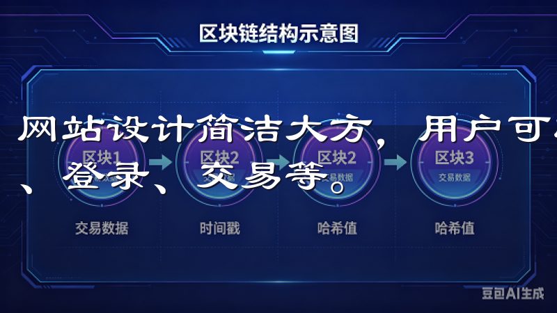网站设计简洁大方，用户可以轻松找到所需的功能模块，如注册、登录、交易等。