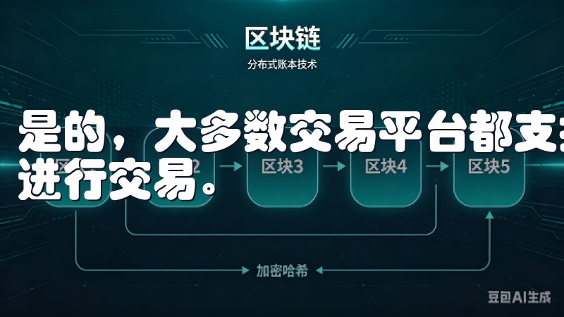 是的，大多数交易平台都支持手机应用程序，方便用户随时随地进行交易。