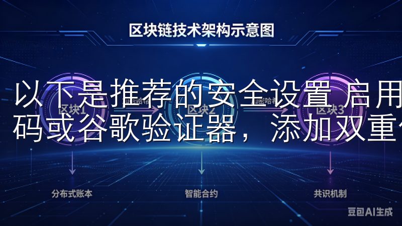 以下是推荐的安全设置 启用二步验证（2FA）使用手机验证码或谷歌验证器，添加双重保护。