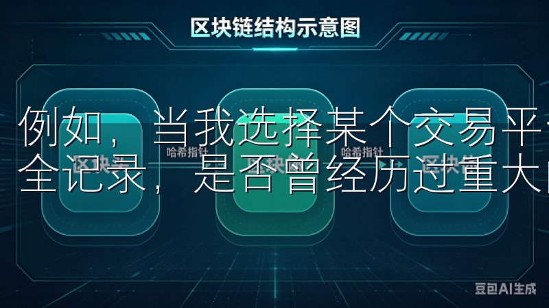 例如，当我选择某个交易平台时，我会查看它是否拥有良好的安全记录，是否曾经历过重大的数据泄露事件。