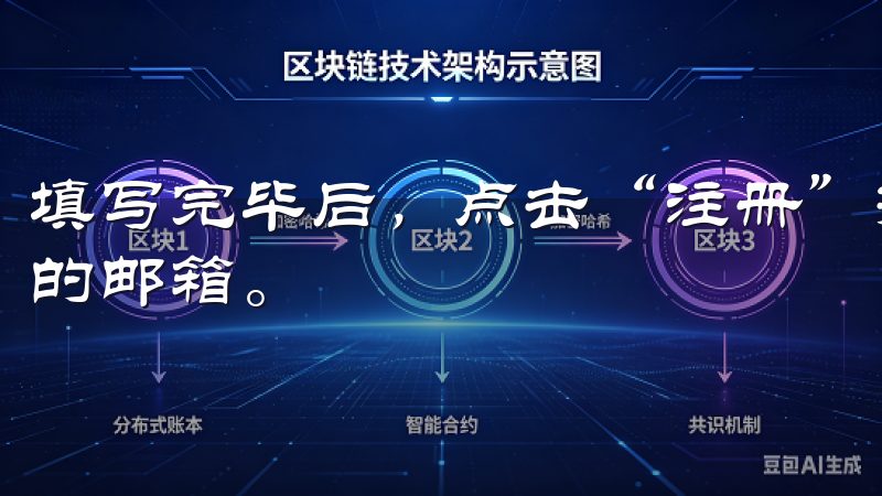 填写完毕后，点击“注册”按钮，系统会发送一封验证邮件到你的邮箱。