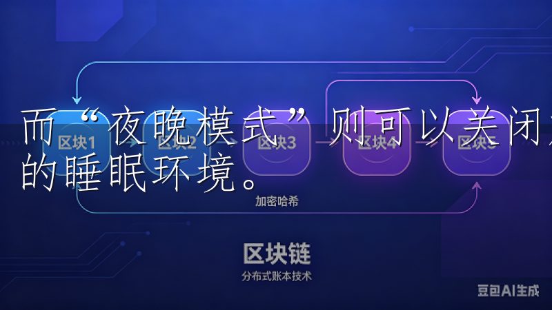 而“夜晚模式”则可以关闭灯光、调节空调温度，营造一个舒适的睡眠环境。