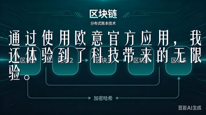 通过使用欧意官方应用，我不仅享受到了智能家居带来的便利，还体验到了科技带来的无限可能，真正开启了我的智能家居新体验。
