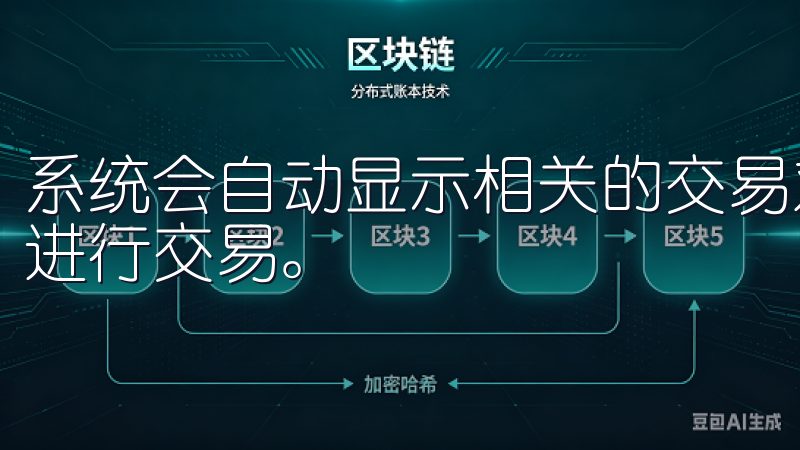 系统会自动显示相关的交易对，您可以根据需要选择合适的配对进行交易。