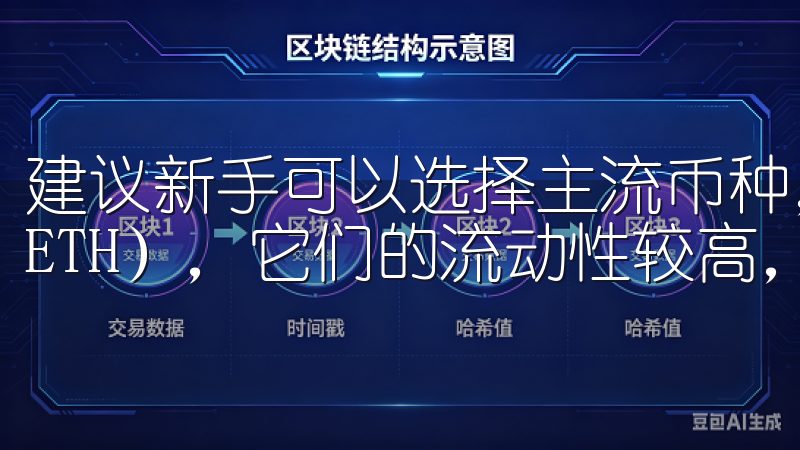 建议新手可以选择主流币种，例如比特币（BTC）或以太坊（ETH），它们的流动性较高，交易相对稳定。