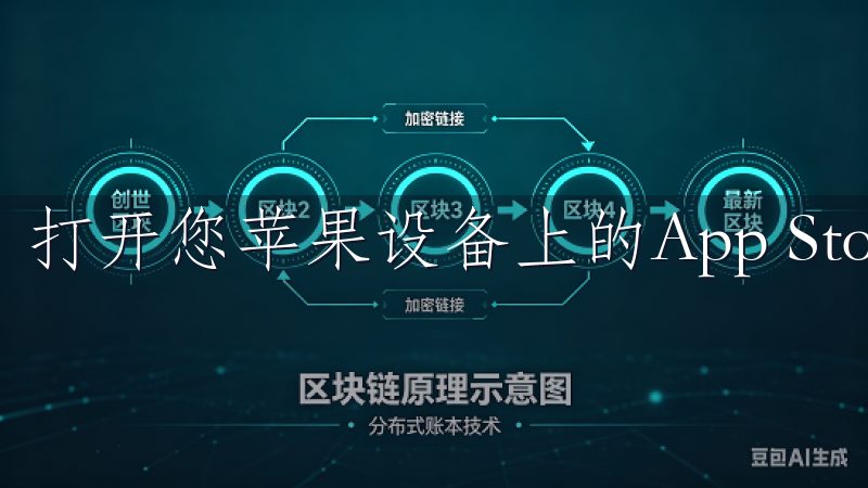 打开您苹果设备上的App Store应用。