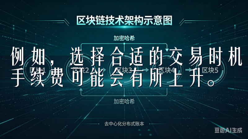 例如，选择合适的交易时机，避免高峰时段进行交易，因为此时手续费可能会有所上升。