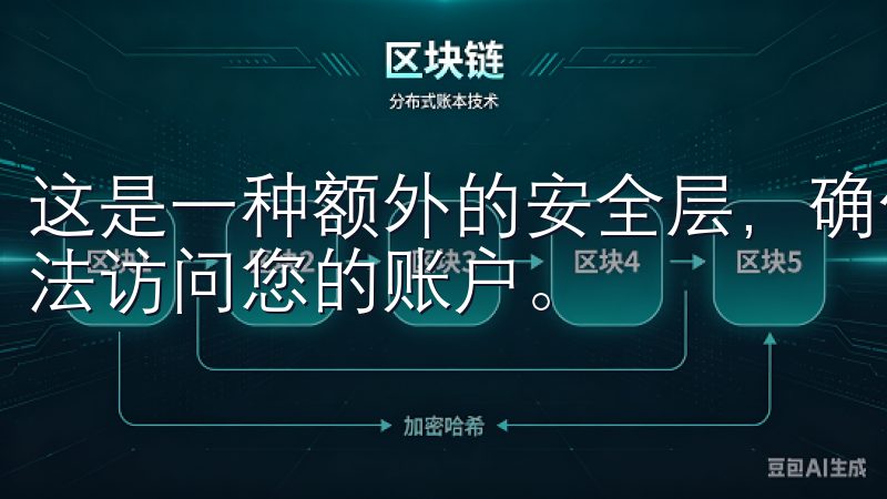 这是一种额外的安全层，确保即使有人获取了您的密码，依然无法访问您的账户。