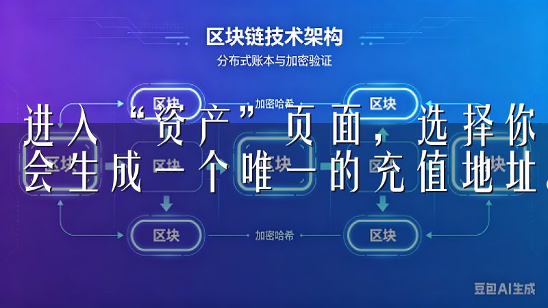 进入“资产”页面，选择你要充值的币种，点击“充值”，系统会生成一个唯一的充值地址。