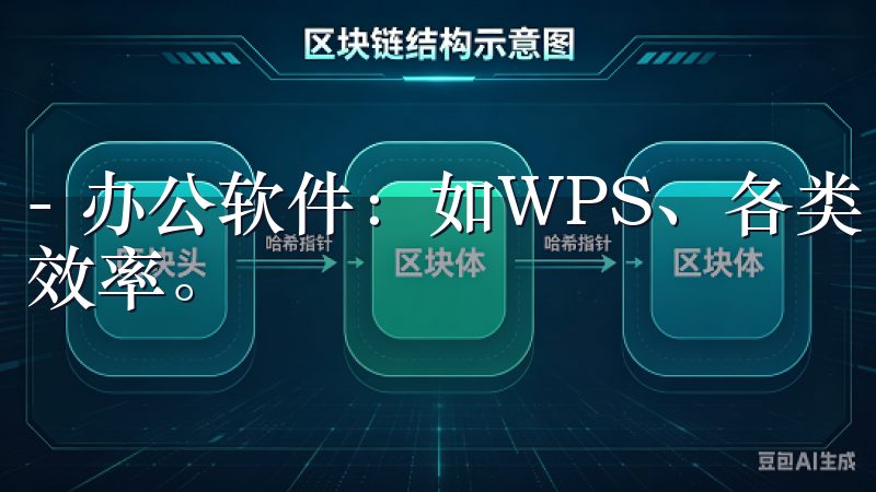 - 办公软件：如WPS、各类日历和任务管理工具，提高工作效率。