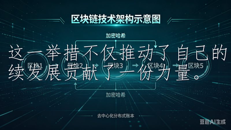 这一举措不仅推动了自己的生活方式改革，也为整个社会的可持续发展贡献了一份力量。