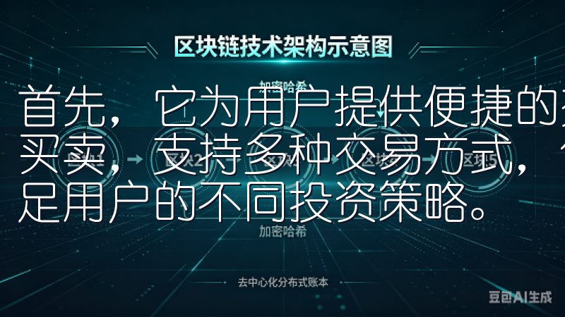 首先，它为用户提供便捷的交易界面，可以轻松地进行数字货币买卖，支持多种交易方式，包括现货交易、合约交易等，可以满足用户的不同投资策略。