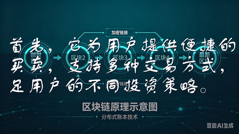 首先，它为用户提供便捷的交易界面，可以轻松地进行数字货币买卖，支持多种交易方式，包括现货交易、合约交易等，可以满足用户的不同投资策略。