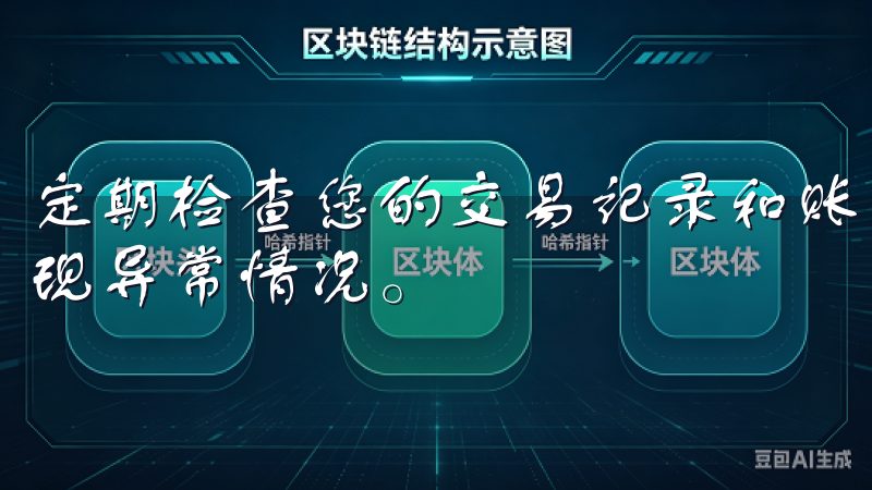 定期检查您的交易记录和账户余额，确保一切正常，也可及时发现异常情况。