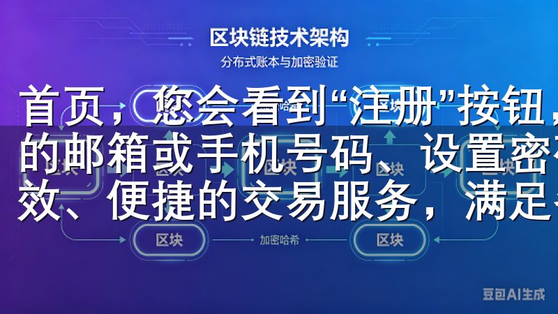 首页，您会看到“注册”按钮，点击后需填写相关信息，包括您的邮箱或手机号码、设置密码等我们的平台致力于为用户提供高效、便捷的交易服务，满足各类投资者的需求。