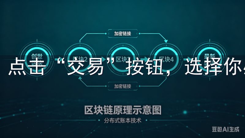 点击“交易”按钮，选择你感兴趣的币种，开始你的交易之旅。