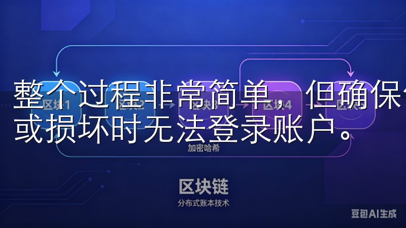 整个过程非常简单，但确保你妥善保存好备份码，以防手机丢失或损坏时无法登录账户。