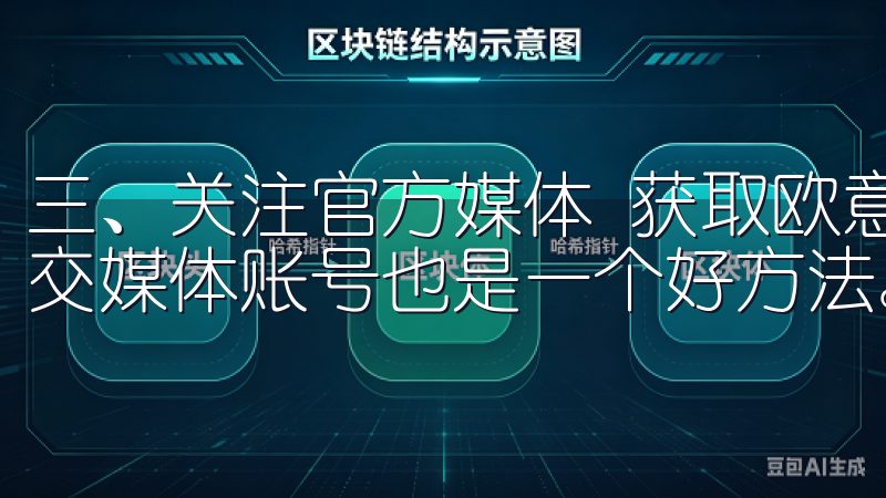 三、关注官方媒体 获取欧意交易所的最新动态，关注其官方社交媒体账号也是一个好方法。