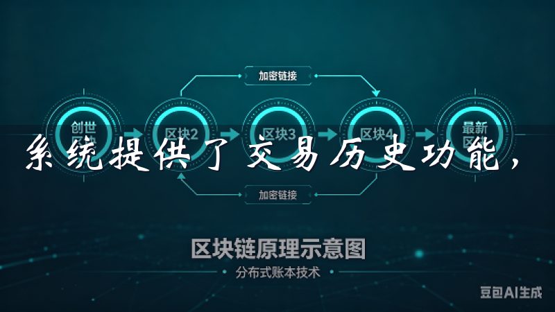 系统提供了交易历史功能，您可以随时查看最近的交易记录。