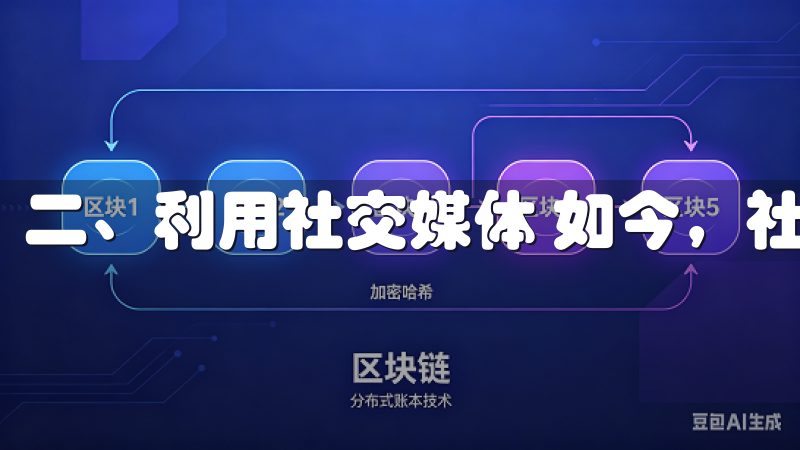 二、利用社交媒体 如今，社交媒体是获取信息的重要渠道。