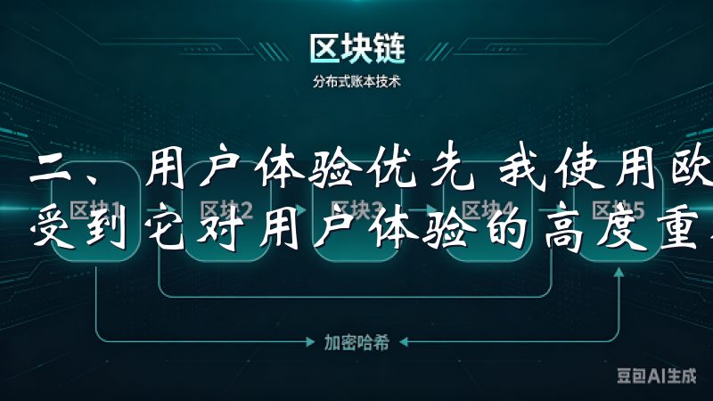 二、用户体验优先 我使用欧意交易所APP的过程中，深刻感受到它对用户体验的高度重视。